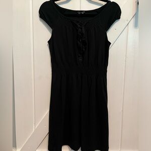 Theory Cap Sleeve Dress -  Black - Petite Small